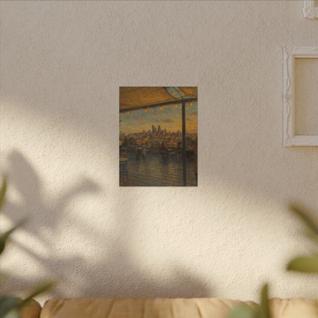 Golden Hour over Philadelphia, Canvas Print by Rachel Tannenbaum