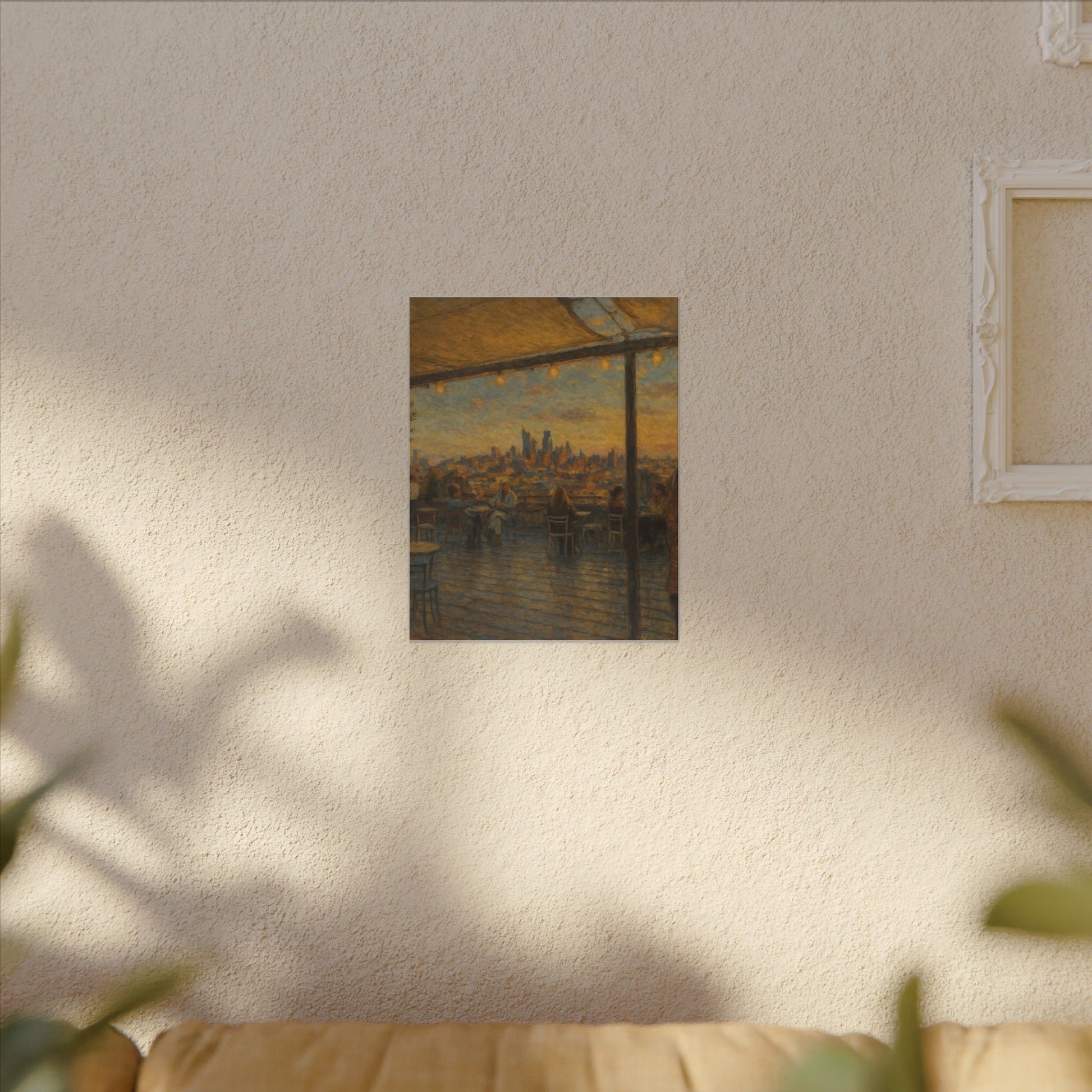Golden Hour over Philadelphia, Canvas Print by Rachel Tannenbaum