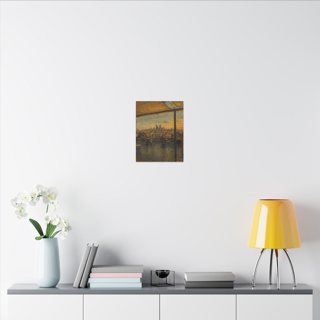 Golden Hour over Philadelphia, Canvas Print by Rachel Tannenbaum